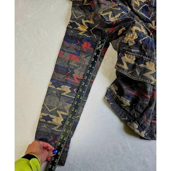 Ecote Urban Outfitters L Aztec utility military grunge look jackets. Drawstring - Picture 8 of 14